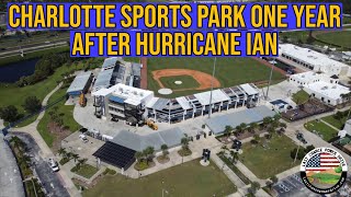 Charlotte Sports Park One Year After Hurricane Ian - Tampa Bay Rays Spring Training Home