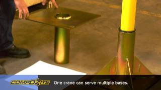 Davit Crane Mounting Options - OZ Lifting Products