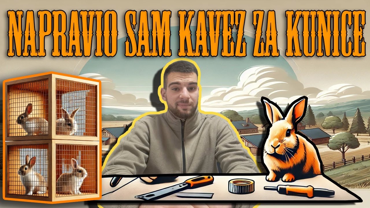 KAKO sam NAPRAVIO ogroman KAVEZ za KUNIĆE ?