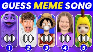 GUESS MEME & WHO'S SINGING 🎤🎵 🔥| Lay Lay, King Ferran, Toothless Salish Matter, MrBeast, Elsa, Tenge