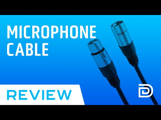 Basics XLR Male to Female Microphone Cable Review Digital David 