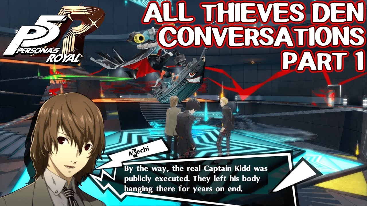 All Thieves Den Conversations Part 1 - Persona 5 Royal