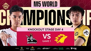 (FIL) M5 Knockouts Day 4 | DEVU vs ONIC | Game 1