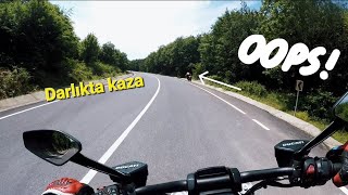 Ducati Diavel Dark Mis Bu Motorun Adi Test Deneme Sürüsü Darlik Kaza Oldu