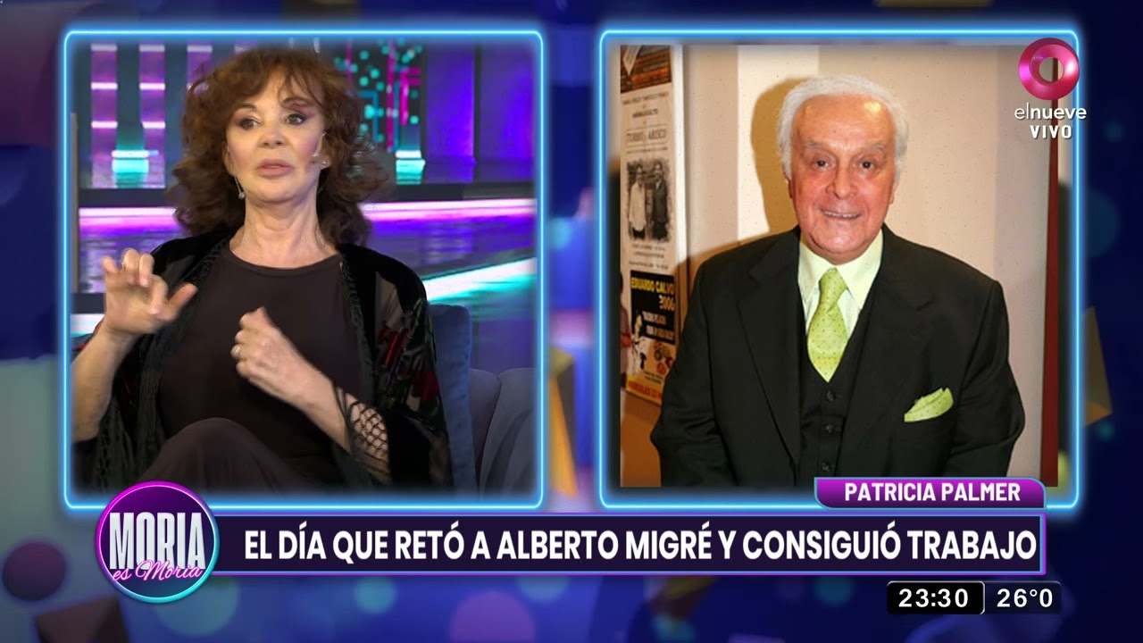 El insólito día que Patricia Palmer atacó a Alberto Migré y consiguió trabajo