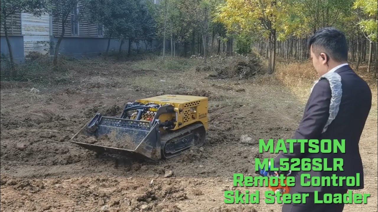 ML526SLR Remote Control Skid Steer Loader YouTube