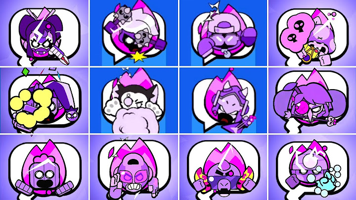 All 84 Brawlers Hypercharge Animated Pins