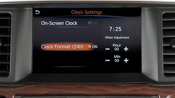 2018 Nissan Pathfinder - Setting the Clock without Navigation
