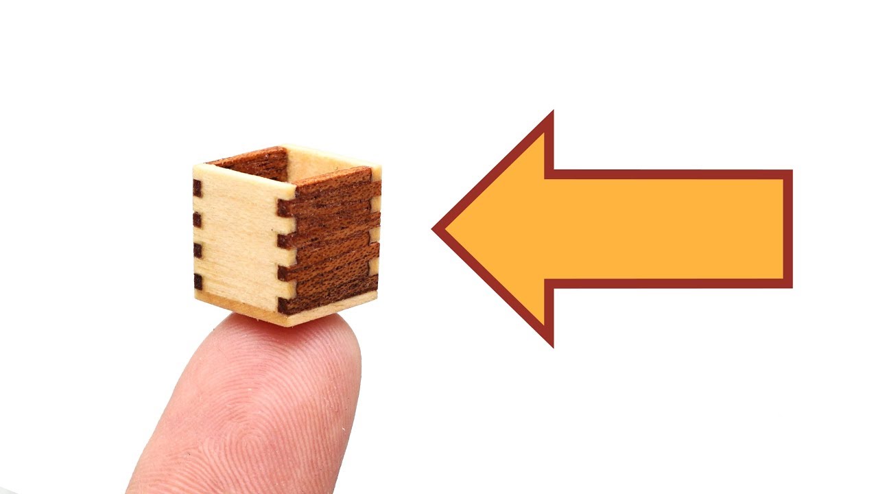 Making the World's SMALLEST Box Joined Box knife sharpener