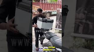 Best 45L Motorcycle Top Box? 😍 Aluminium Waterproof Luggage Case Review