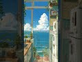 A Peaceful Morning by the Ocean | Ghibli Vibes #animation #anime #asmr