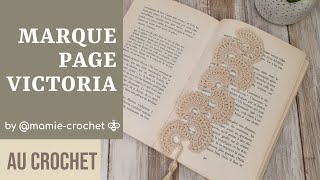 How to make a Victoria crochet bookmark: easy step-by-step tutorial #grannycrochet