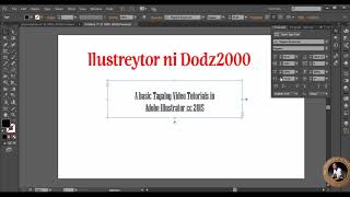 Exploring type panel in Adobe illustrator CC 2015 (Tagalog tutorials)