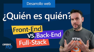Qué es un desarrollador web: front-end, back-end y full-stack ¿Quién es quién?
