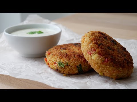 Zucchiniröllchen Rezept mit Couscous vegan - Der Bio Koch #443. 