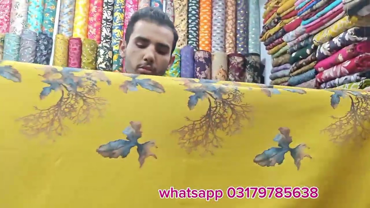 Gul fabrics #rashkia clothes market