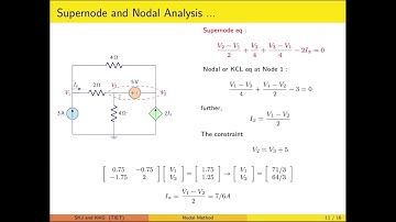 Nodal Analysis Part II [Lecture 5 for UEE001]