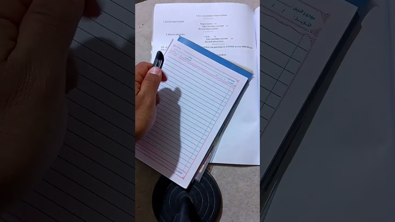 المحاسبة المتوسطة الكورس الثاني المحاضرة الثالثة 