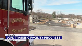 Concrete poured for Johnson City’s new fire training facility