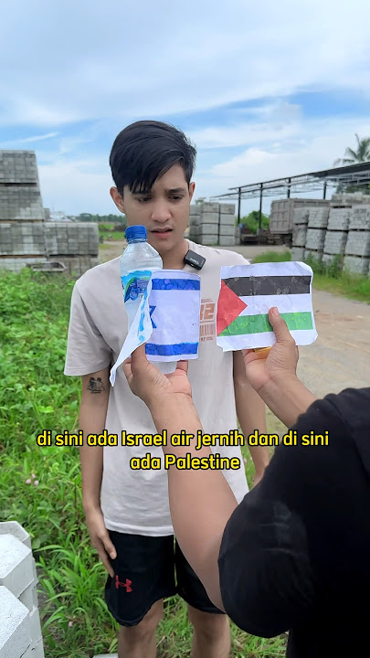 (PART 2)demi Palestina saya rela meminum air keran #shortvideo #trending