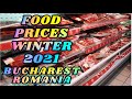 FOOD SHOOPING  SUPERMARKET FROM BUCHAREST -  ROMANIA  | GROCERY FOOD PRICES 2021 | COST OF LIVING