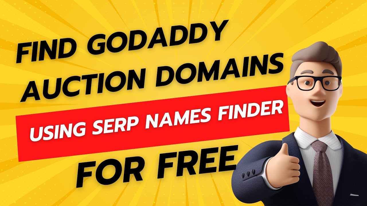 👉👉Find Good Quality Godaddy Auction Domains Using Serp Names Finder
