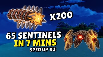 65 Ruin Sentinels In 7 minutes [X2 SPED UP] - [FARM OVER 200 MATS & FULL ROUTE MAP INCLUDED]