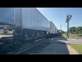 Union Pacific fast stacked intermodal and trailer