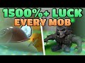 Defeating every mob with 1500 loot luck  bee swarm simulator