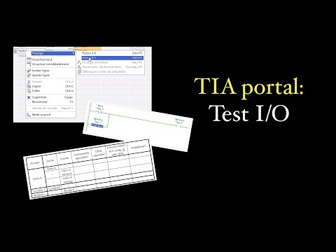 Siemens TiaPortal - Test I/O