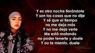 Los Ángeles Azules, Nicki Nicole - Otra Noche (Letra/Lyrics)