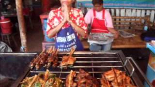 Famous Grilled Chicken In Thailand - Huai Thap Than Gai Yang Mai Madan (Si Sa Ket)