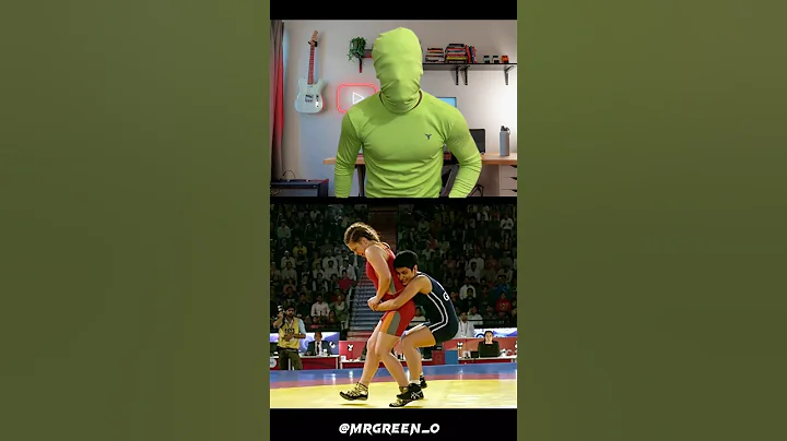 Mr Green help Geeta in Dangal #shorts @FameFocus @MrGreen_0