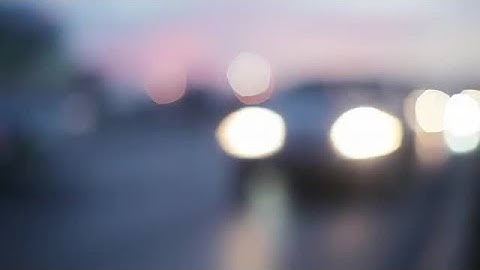 Traffic Bokeh Stock Video