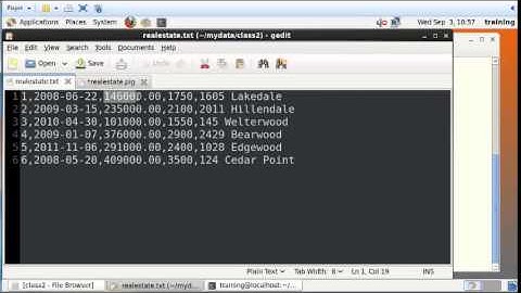 Apache Pig: Writing and running a simple script in Hadoop