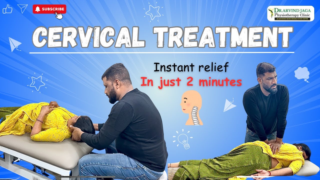 Cervical Pain Quick Relief by Indian Chiropractor Dr Arvind Jaga | Neck Pain Treatment 