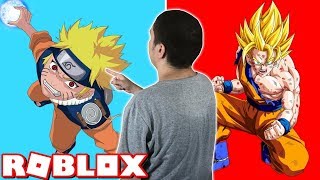 Você prefere Naruto ou Dragon Ball no Roblox ?