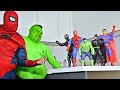 Superheroes Playing VS Toys