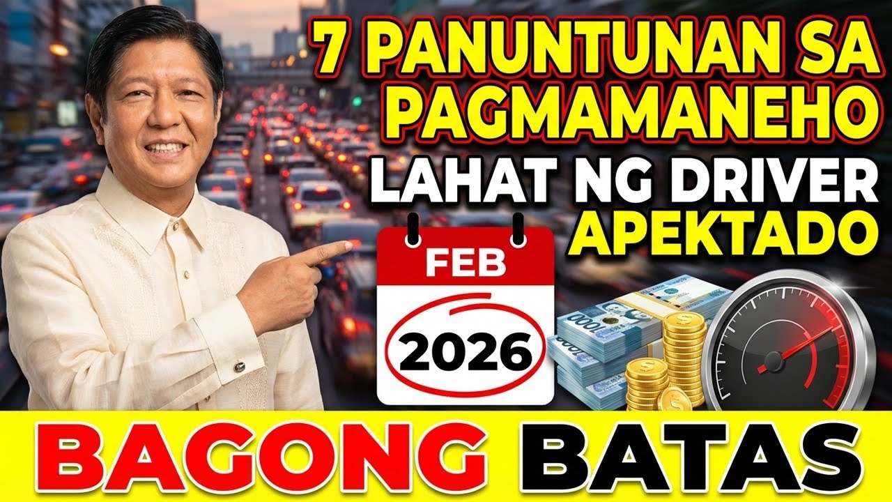 FEB 2026 DRIVING LAW UPDATE! 7 Bagong Panuntunan sa Pagmamaneho sa Pilipinas — Alamin Ngayon!
