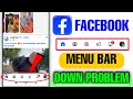 facebook navigation bar down problem | Today facebook menu bar settings up down 2026