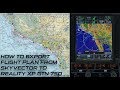 How to Export Flight Plans from Skyvector to Reality XP GTN 750/650