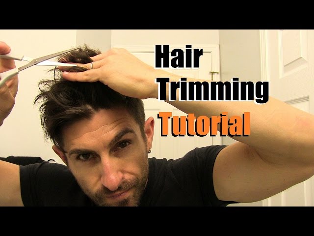 HOW TO CUT BOYS HAIR AT HOME, SCISSOR HAIRCUT TUTORIAL