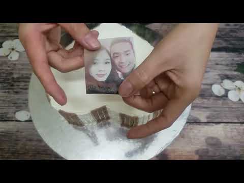 Cách in ảnh lên bánh sinh nhật tặng người ấy