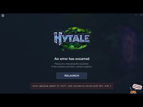 How to Fix Hytale Install Error: Applying Update to JRE | Java Validation Failed