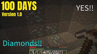 I found DIAMONDS in the OLDEST version of Minecraft!