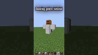 Dancing Golem tutorial Minecraft #minecraft #zenoxgaming #viral #trending  #gaming