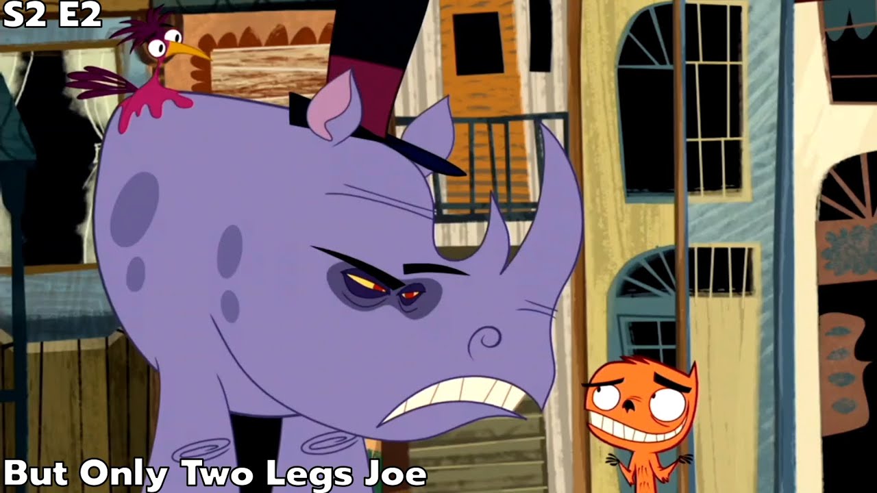 Spliced Cartoon, S2 E2, But Only Two Legs Joe Spokes or He's on the ...
