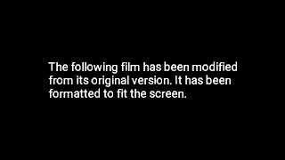 The following film has been modified... Screen