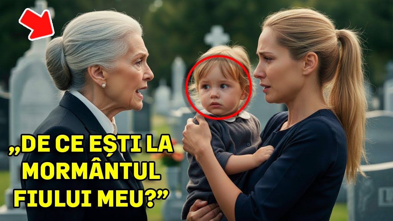 Miliardara a vizitat mormântul fiului și a găsit o femeie plângând cu un copil...