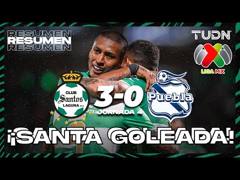 Santos Laguna Puebla Goals And Highlights